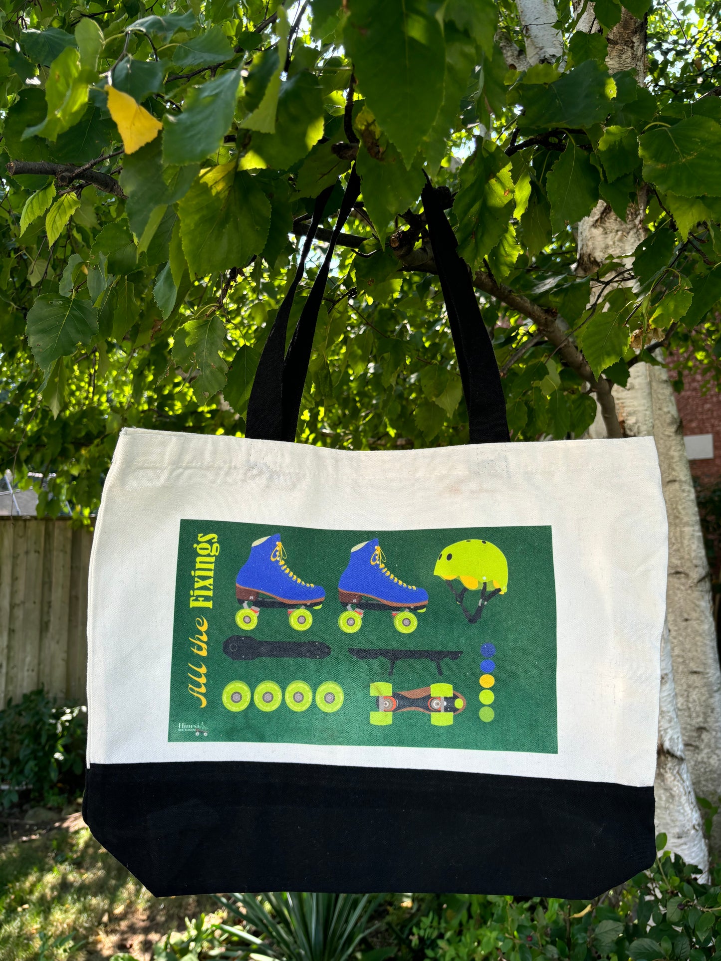 All The Fixings (green & purple) Tote Bag