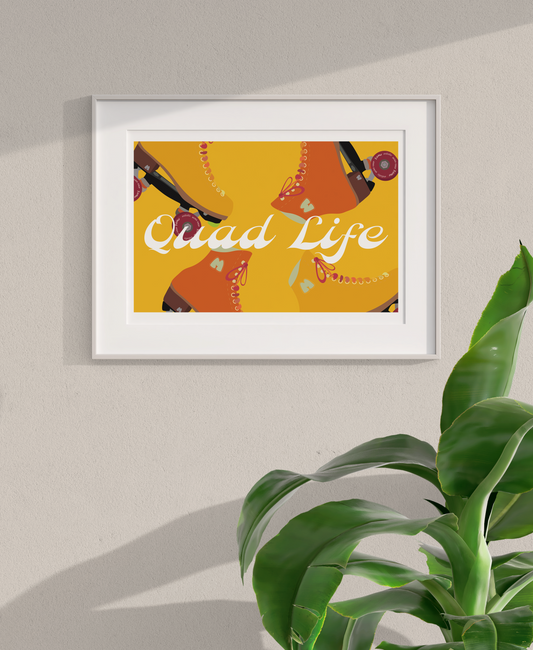 SEPTEMBER RELEASE: Quad Life Print