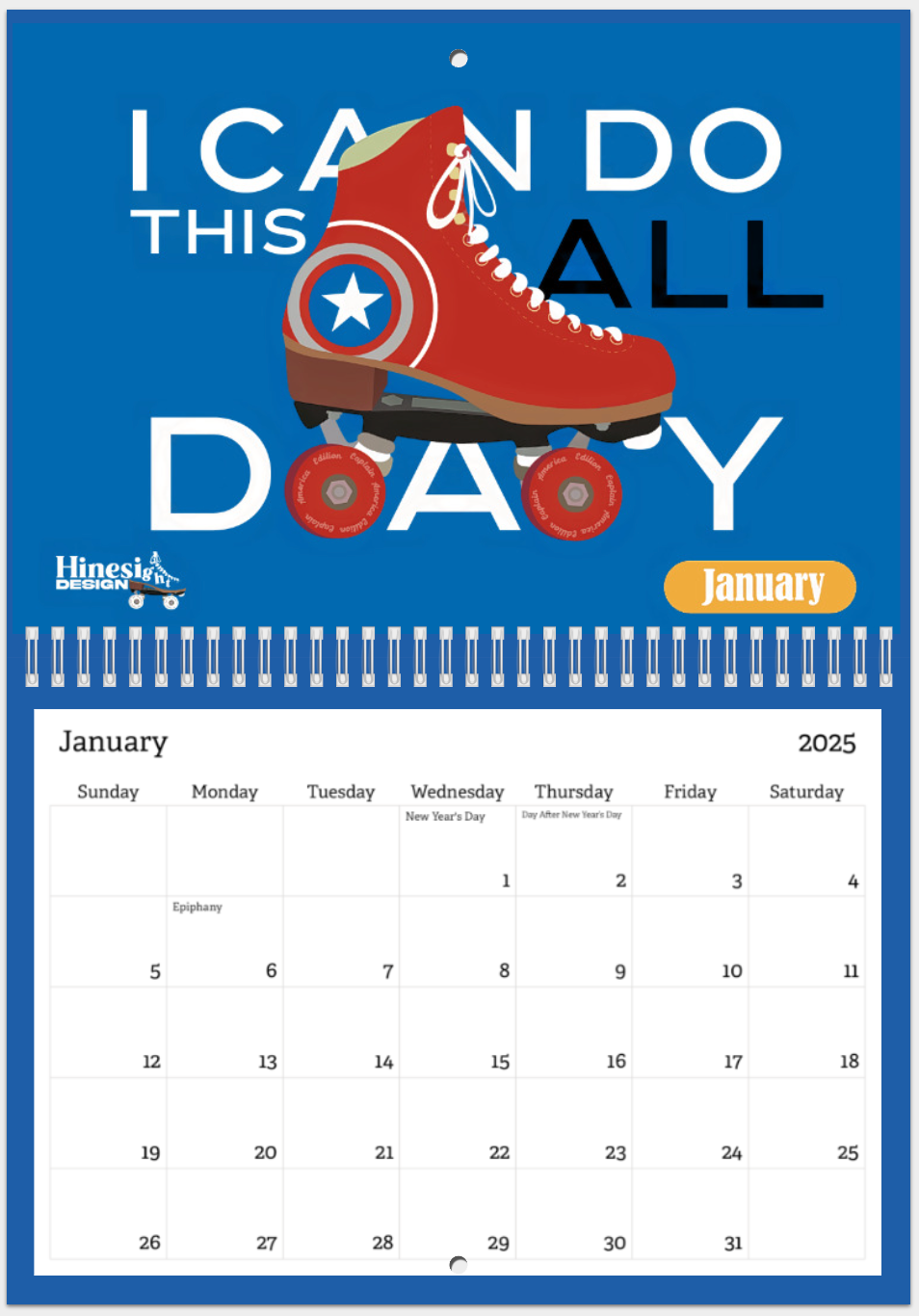 Rollerskate Calendar